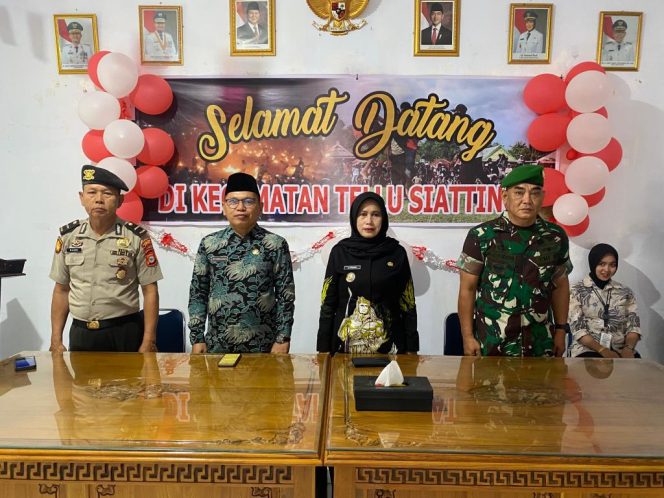 
 Bersinergi, Ipda Soedjadi Hadiri Pengukuhan Paskibra Kecamatan Tellu Siattinge