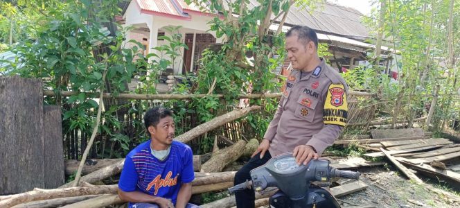 
 Sambangi Warga Binaan, Bhabinkamtibmas Mare Serap Aspirasi dan Sampaikan Himbauan