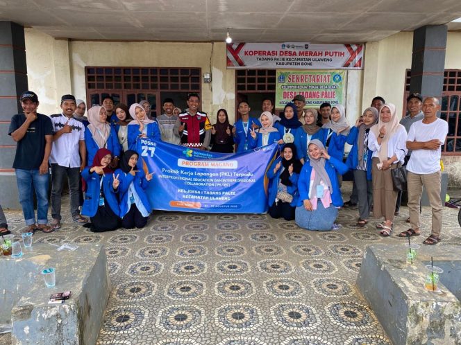 
 BHABINKAMTIBMAS HADIRI PROGRAM MAGANG PRAKTIK KERJA LAPANGAN TERPADU DI DESA TADANGPALIE, KECAMATAN ULAWENG