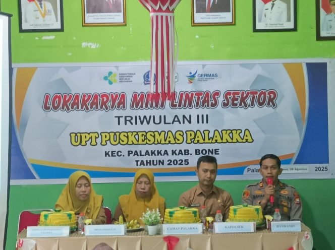 
 ‎Kapolsek Palakka Hadiri Loka Karya Mini Lintas Sektor Triwulan III Tahun 2025 UPT Puskesmas Palakka  ‎