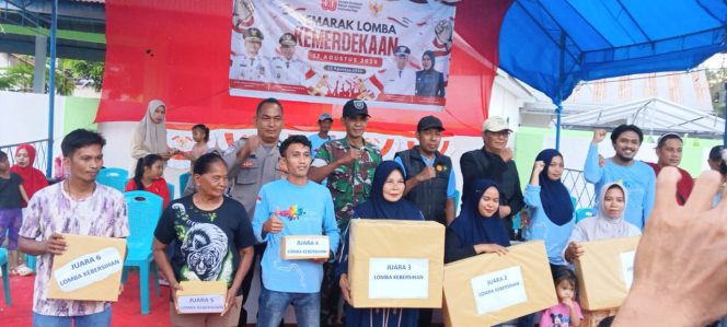 
 Polsek Awangpone Menghadiri Penutupan Semarak Lomba Kemerdekaan RI ke-80 di Desa Carigading