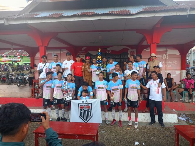 
 Polsek kajuara Kawal Ketat Final Sepak Bola Pordes HUT RI ke-80, Kapolsek kajuara Tekankan Komitmen Jaga Keamanan Wilayah Wilayah