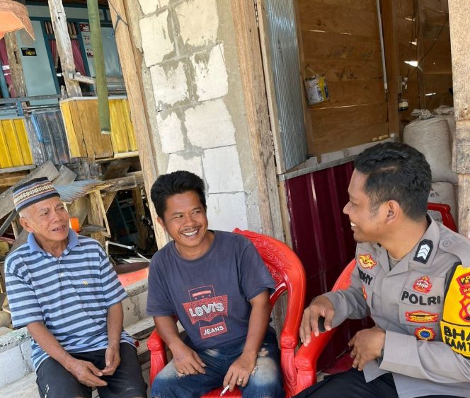 
 Brigpol Rudianto Mengajak Warga Mendukung Upaya Pemeliharaan Kamtibmas di Desa