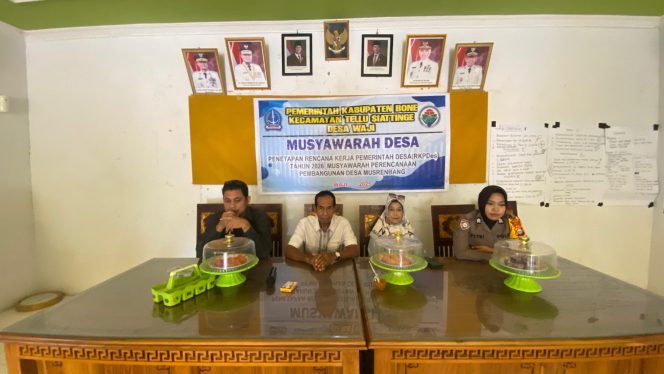 
 Bhabinkamtibmas dan Pemerintah Desa Sukseskan Pembangunan Melalui Musrenbang Desa