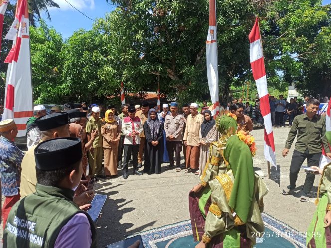 
 Wakapolsek Tellu Siattinge Hadiri Maulid Nabi di Desa Lea