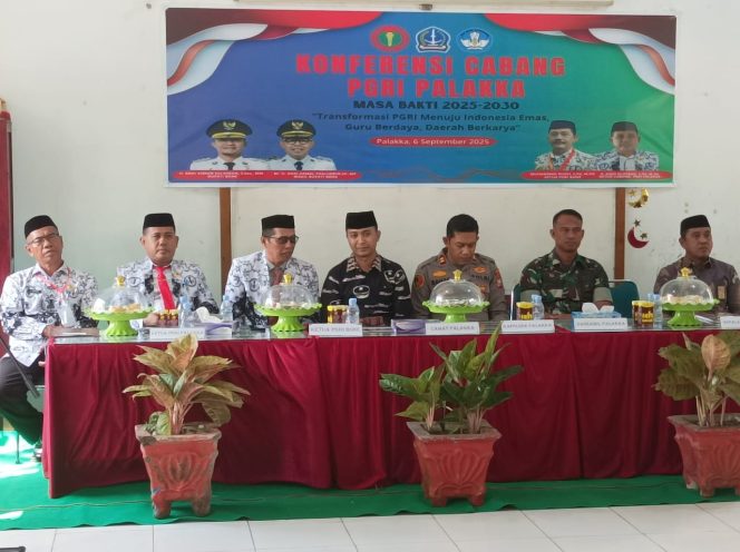 
 Kapolsek Palakka Hadiri Konferensi Cabang PGRI Palakka Masa Bakti 2025-2030