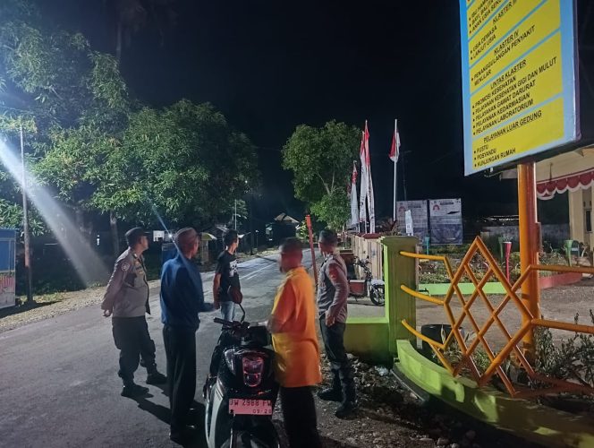 
 ‎Antisipasi Balap Liar, Personil Polsek Palakka Laksanakan Patroli Biru