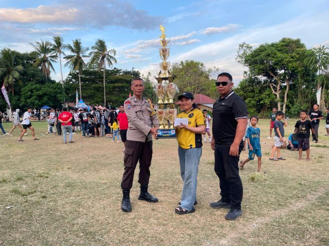 
 Turnamen Sepak Bola Mini Cabalu Cup II Resmi Ditutup, Polisi Beri Dukungan Penuh