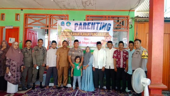 
 Kehangatan Maulid Nabi di TK Panca Marga, Bhabinkamtibmas Hadir Bersama Anak-Anak