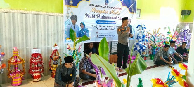 
 KAPOLSEK HADIR MAULID TITIP PESAN KAMTIBMAS ,POLSEK TONRA, POLRES BONE