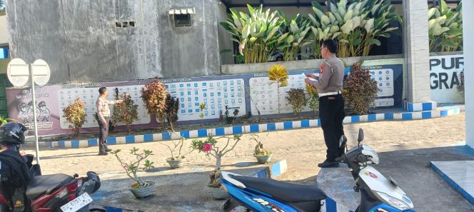 
 Satlantas Polres Bone Survey Lokasi Kampung Tertib Lalu Lintas
