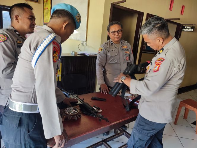 
 Bag Log Polres Bone Lakukan Supervisi Di Polsek Cenrana