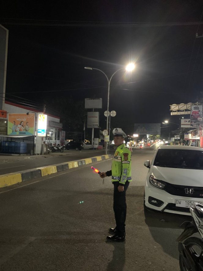 
 Blue Light Patrol Satlantas Polres Bone Terus Ditingkatkan Jaga Kamseltibcar Lantas