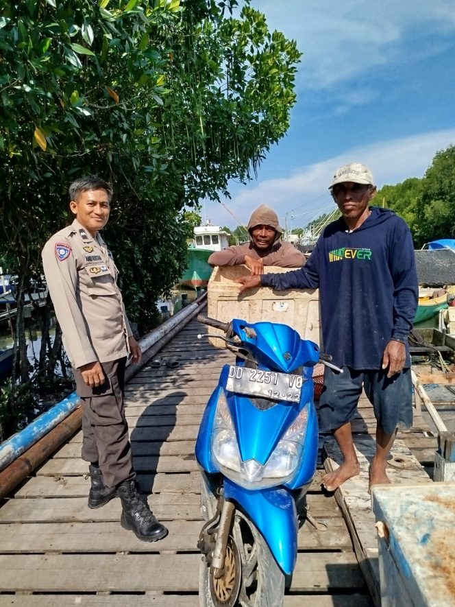 
 Sambang dan Berdialog Bersama Warga, Cara Jitu Aipda Andi Rustan Bangun Kedekatan