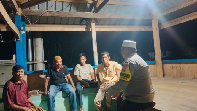 
 Bhabinkamtibmas Aiptu H. Ismail Dorong Warga Mattirowalie Aktif Hidupkan Satkamling