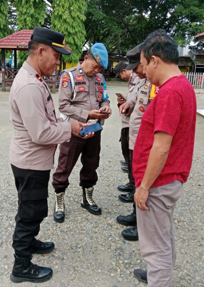 
 Giat Penegakan dan Ketertiban Disiplin Kepada Anggota Polsek Ajangale 