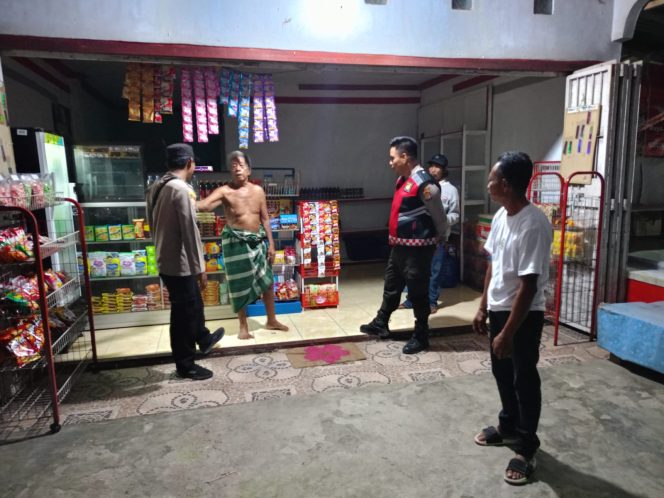 
 Patroli Biru Polsek Awangpone Dalam Rangka Cipta Kondisi Kamtibmas Yang Kondusif