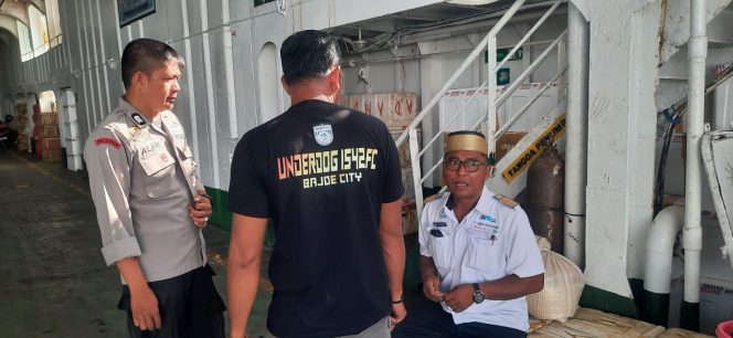 
 Temui Petugas Kapal, Bersilaturahmi Ciptakan Situasi Kondusif Demi Kenyamanan Pengguna Jasa