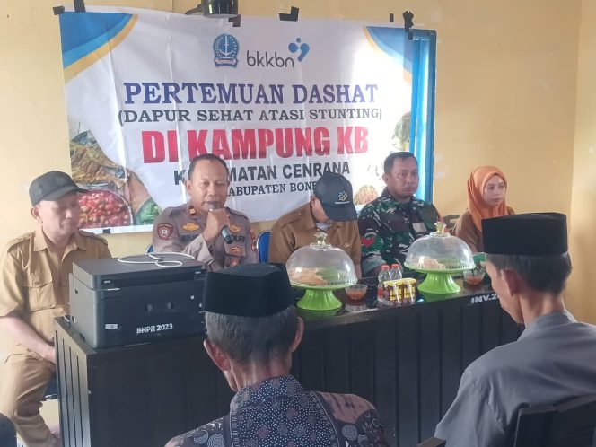 
 ‎Kapolsek Cenrana Hadiri DASHAT Di Kampung KB Desa Ajallasse