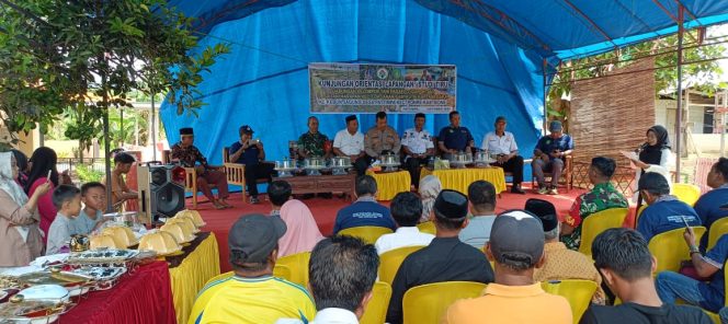 
 Kapolsek Ponre hadiri giat studi tiru Gapoktan dari kabupaten Kutai Kartanegara Kalimantan Timur didesa Pattimpa