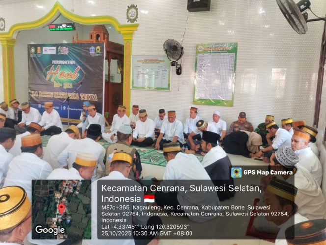 
 ‎Kapolsek Cenrana Hadiri Peringatan Haul Ke-311 Raja Bone Ke-XVI Lapatau Matanna Tikka