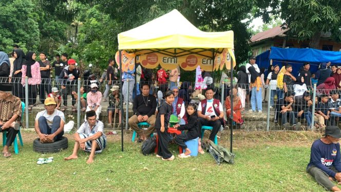 
 Polsek Awangpone Mengamankan Turnamen Sepak Bola Langali Cup XI Tahun 2025 Di Desa Unra