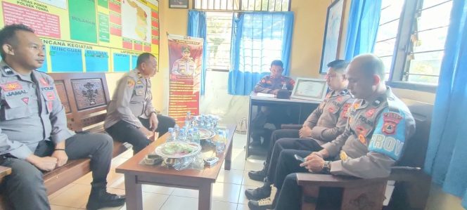 
 Anev  , Kapolsek Tonra Lakukan Pertemuan  Bulanan , Ini Tujuannya. Polres Bone