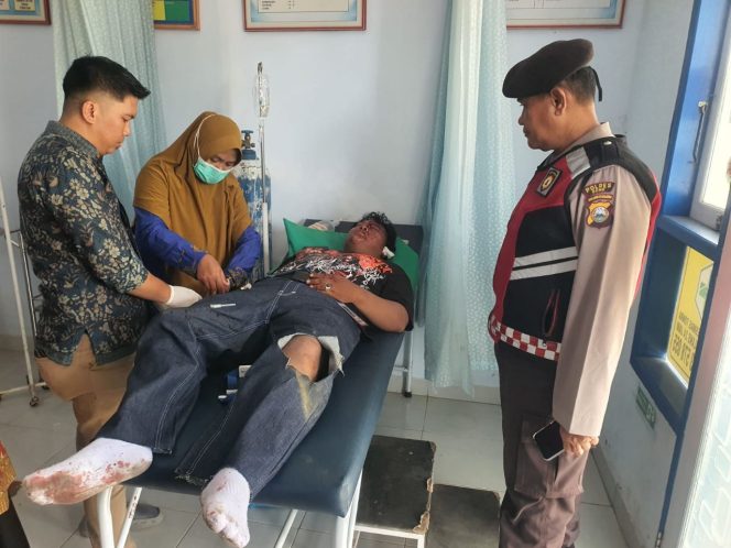 
 Kanit Sabhara Polsek Tonra ,  Berikan Pesan Kamtibmas Pada Saat Kunjugan ,Polsek Tonra Polres Bone