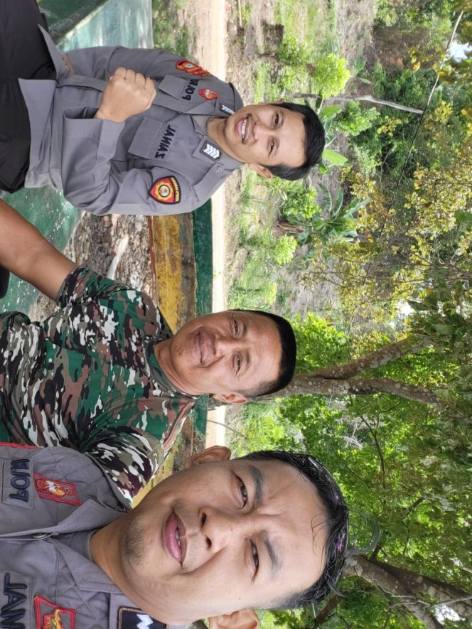 
 Kujungan Pada Pos Tempat Wisata Bripka Zaenal  Titip Pesan Kamtibmas ,Tujuan Keamanan Polsek Tonra ,Polres Bone