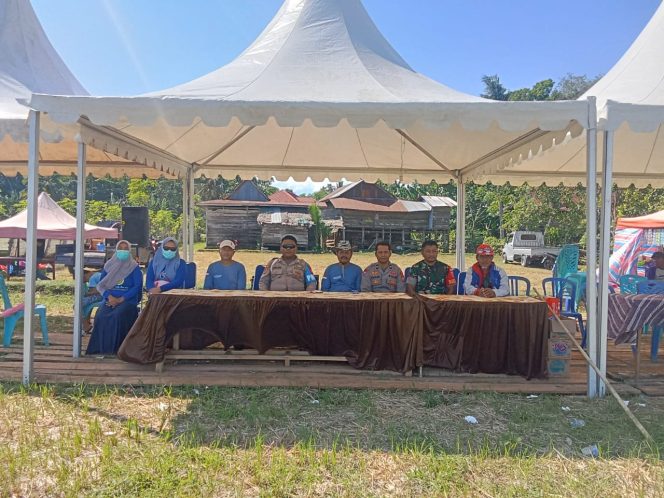 
 Polsek Awangpone Pengamanan Lomba Pacuan Kuda Cup II dan Mappassempe Desa Awolagading
