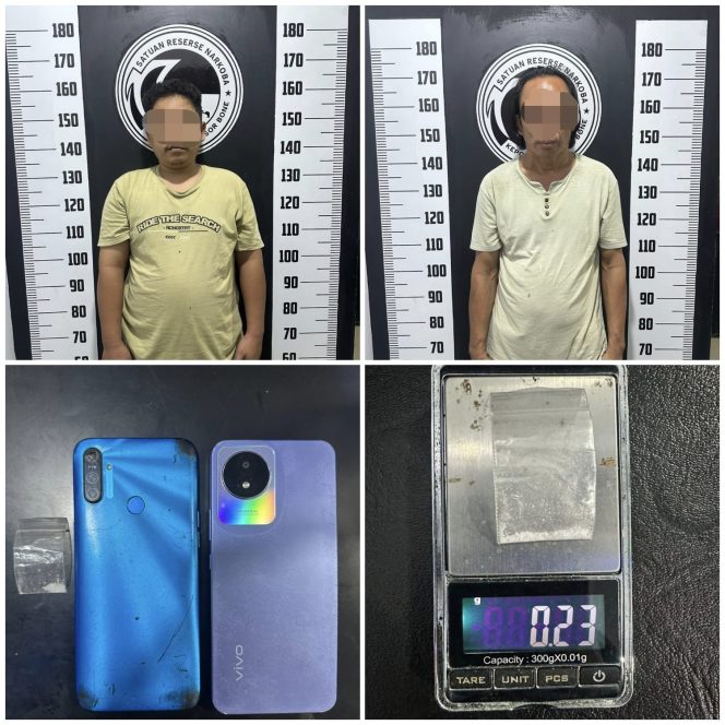 
 Polres Bone Amankan Dua Pelaku Narkotika, Satu Residivis di kecamatan Mare Bone