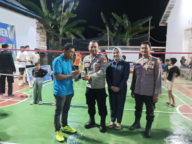 
 Polsek Awangpone Amankan Kegiatan Turnamen Sepak Takraw Awolagading Cup I Tahun 2025