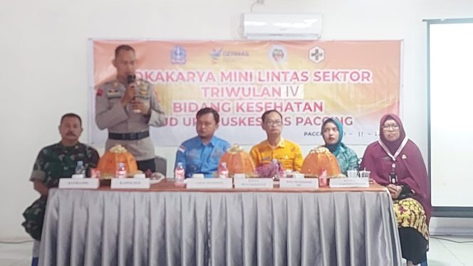 
 Kapolsek Awangpone Menghadiri Lokakarya Mini Triwulan IV UPT Puskesmas Paccing Tahun 2025