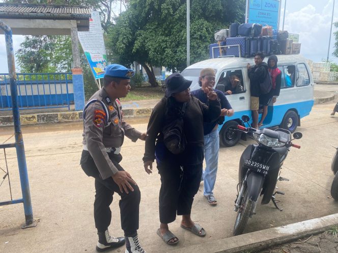 
 Lakukan Pengamanan Dan Pelayanan Saat Keberangkatan Kapal, Beri Rasa Aman Kepada Pengguna Jasa