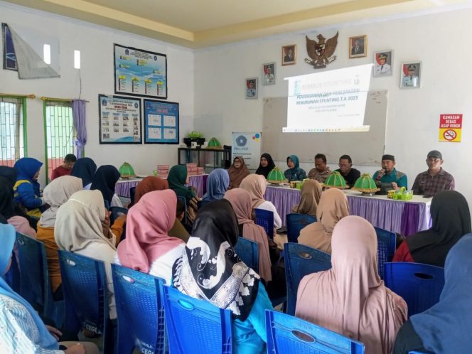 
 Wujudkan Generasi Sehat, Bhabinkamtibmas  Hadiri Pertemuan Penanganan Stunting DiDesa Cege