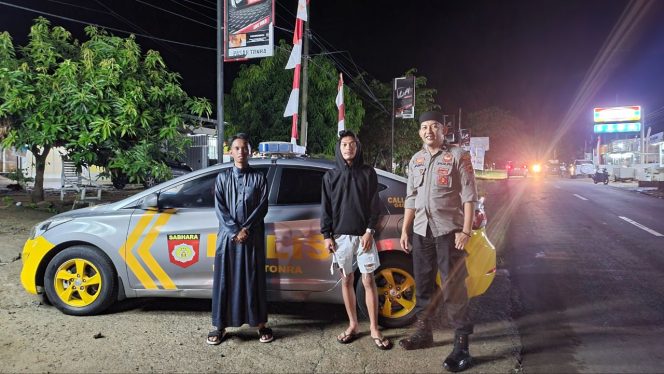 
 Malam Hari Lakukan  Patroli Biru ,  Demi Jaga Situasi Kamtibmas   Polres Bone