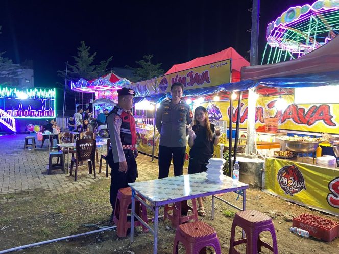 
 Dufan Ceria Indonesia Hadir 31 Hari, Polsek Tanete Riattang Siagakan Personel Pengamanan