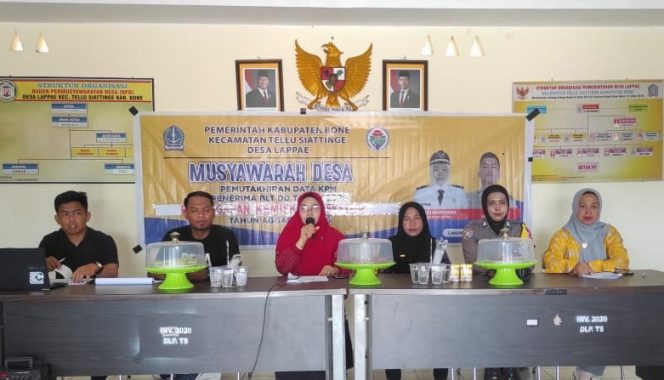 
 Ibu Bhabin Hadiri Musdes Pemutakhiran Data Penerima BLT Desa Lappae