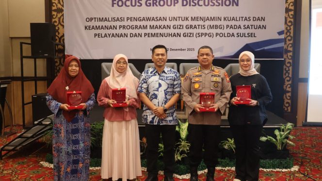 
 Dit Intelkam Polda Sulsel Gelar FGD Bahas Optimalisasi Pengawasan Program MBG Pada SPPG Polda Sulsel