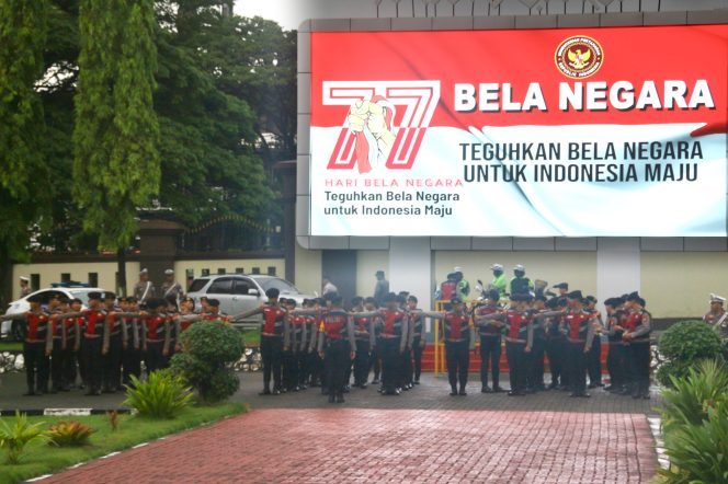 
 Kapolda Sulsel Pimpin Peringatan Hari Bela Negara Ke-77, Tanamkan Semangat Patriotisme
