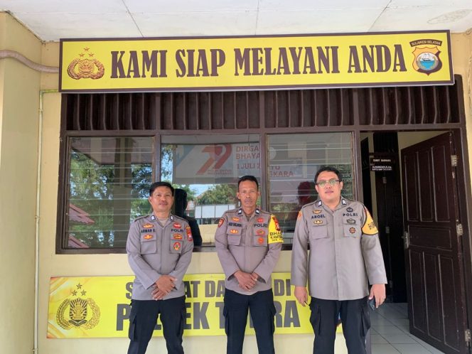 
 Penjagaan Mako Diperketat, Polsek Tonra Polres Bone