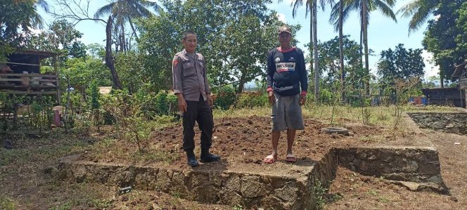 
 Bhabinkamtibmas Polsek Patimpeng Bripka Hartomo Laksanakan Sambang