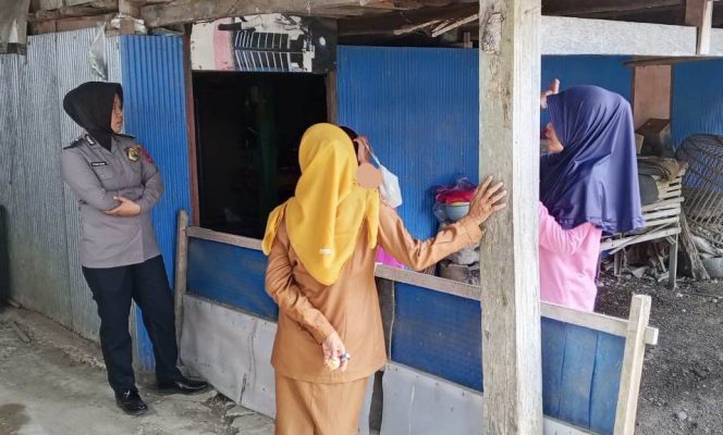 
 Wujudkan Kamtibmas yang Kondusif, Ibu Bhabin Rutin Lakukan Sambang dan Berdialog