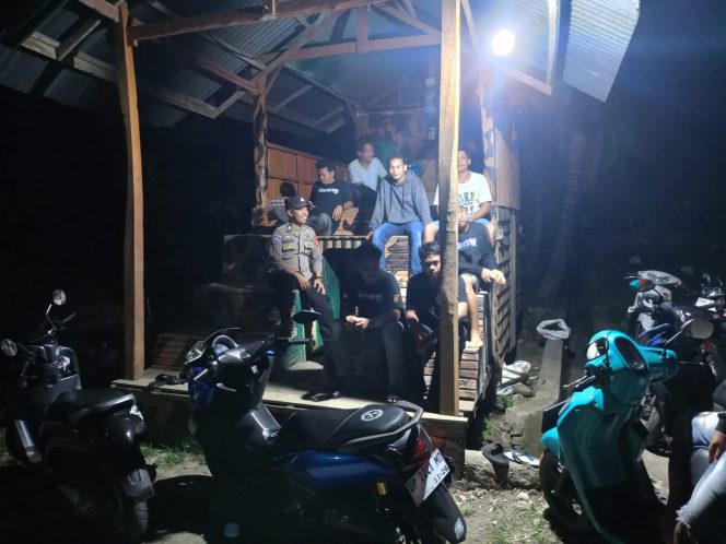
 Pembinaan Satkamling Sawange Desa Pacing Pada Bulan Januari 2026 Oleh Bhabinkamtibmas Polsek Awangpone