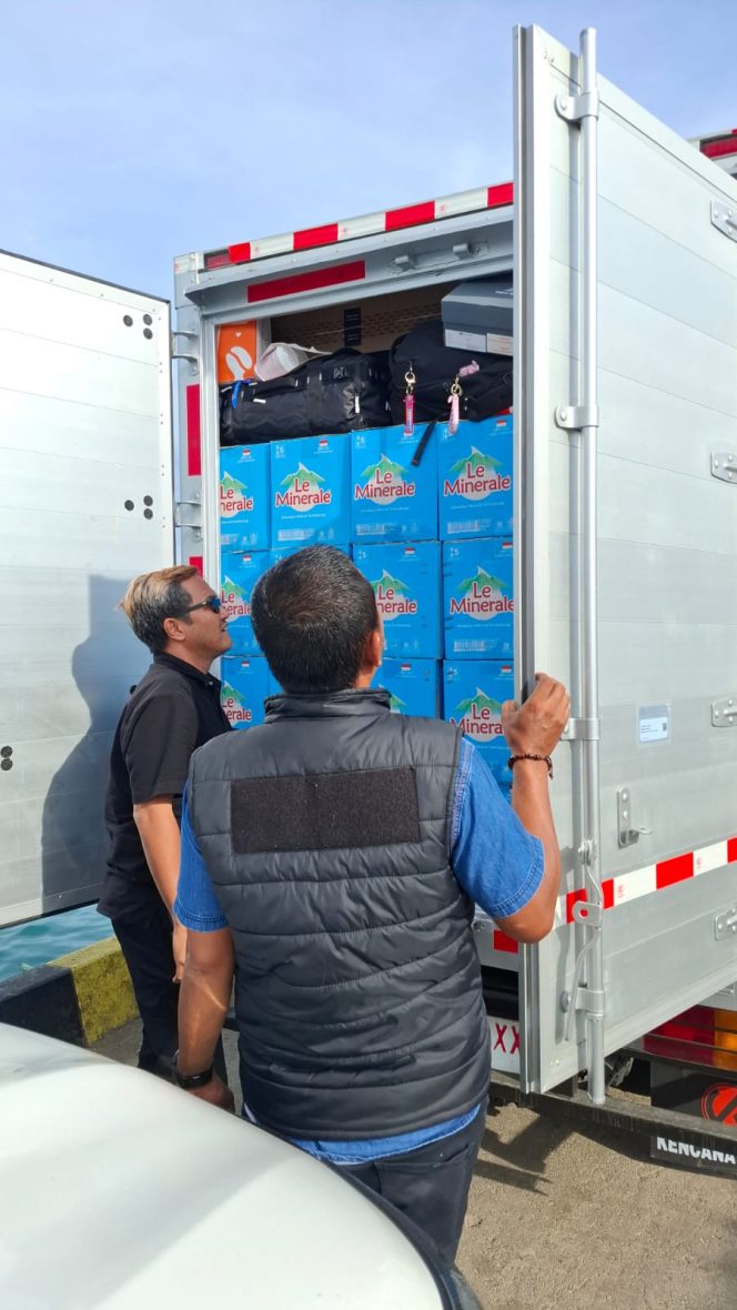 
 Cegah Muatan Illegal, Lakukan Pemeriksaan Muatan Dalam Truck