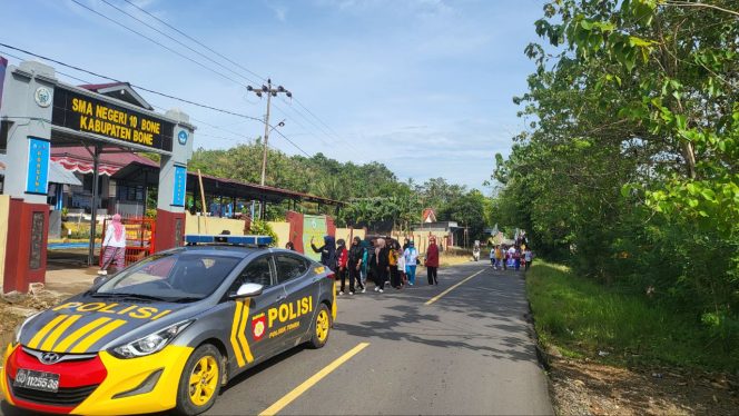 
 Patroli Biru ,  Demi Jaga Situasi Kamtibmas  Polsek Tonra, Polres Bone