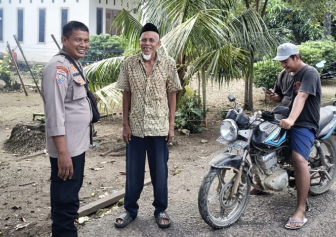 
 Aipda Hamdan Aktif Sambangi Warga, Wujud Kehadiran Polri di Tengah Masyarakat