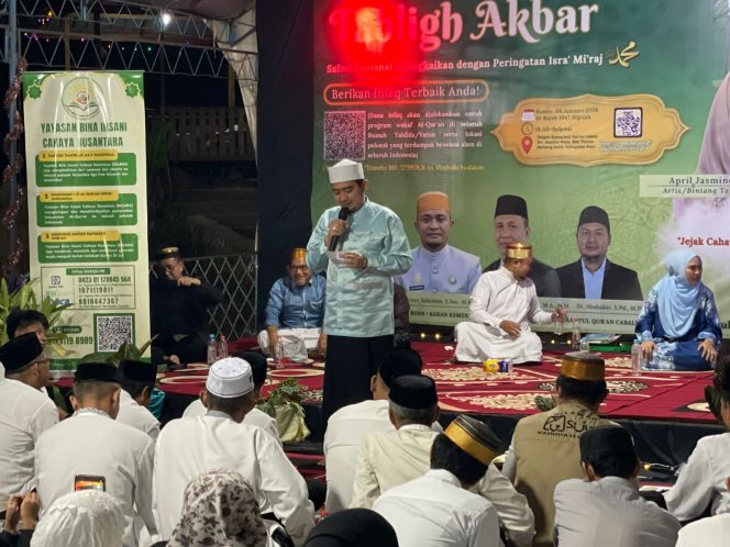 
 Sinergi Polri Jaga Keamanan Peringatan Isra’ Mi’raj di Tanete Riattang Barat