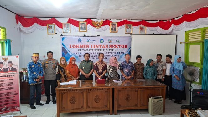 
 Kapolsek Tellu Siattinge Hadiri Lokmin Bersama Instansi Terkait