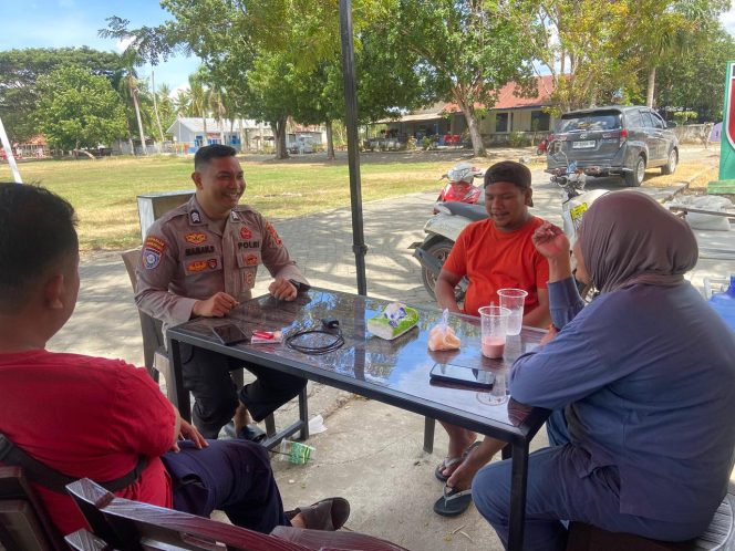
 Bhabinkamtibmas Berdialog Bersama Warga, Bangun Kamtibmas yang Kondusif